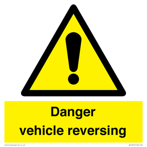 Danger Vehicles Reversing